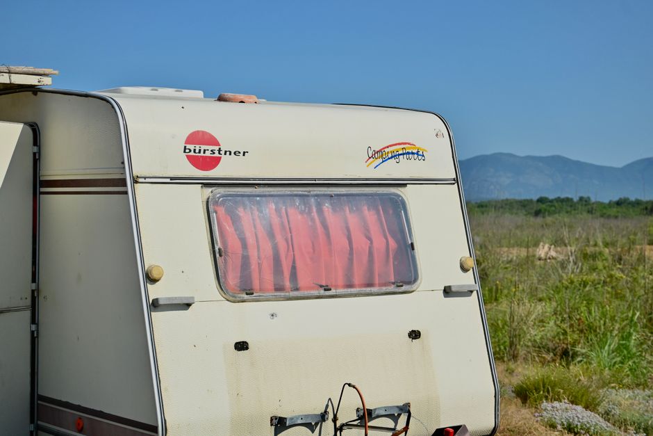 Praktische gordijnen ideaal voor herfstcaravan.